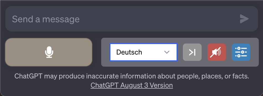 ChatGPT Plugin Language Selection